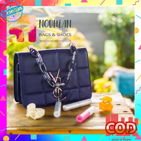 Tas Wanita Ootd Kekinian Model Terbaru Tas Rantai Tali Rante Import Fashion Korea Buat Jalan Jalan M