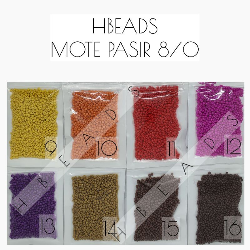 M2103 | 20 gram Mote Pasir 8/O glass beads payet mute