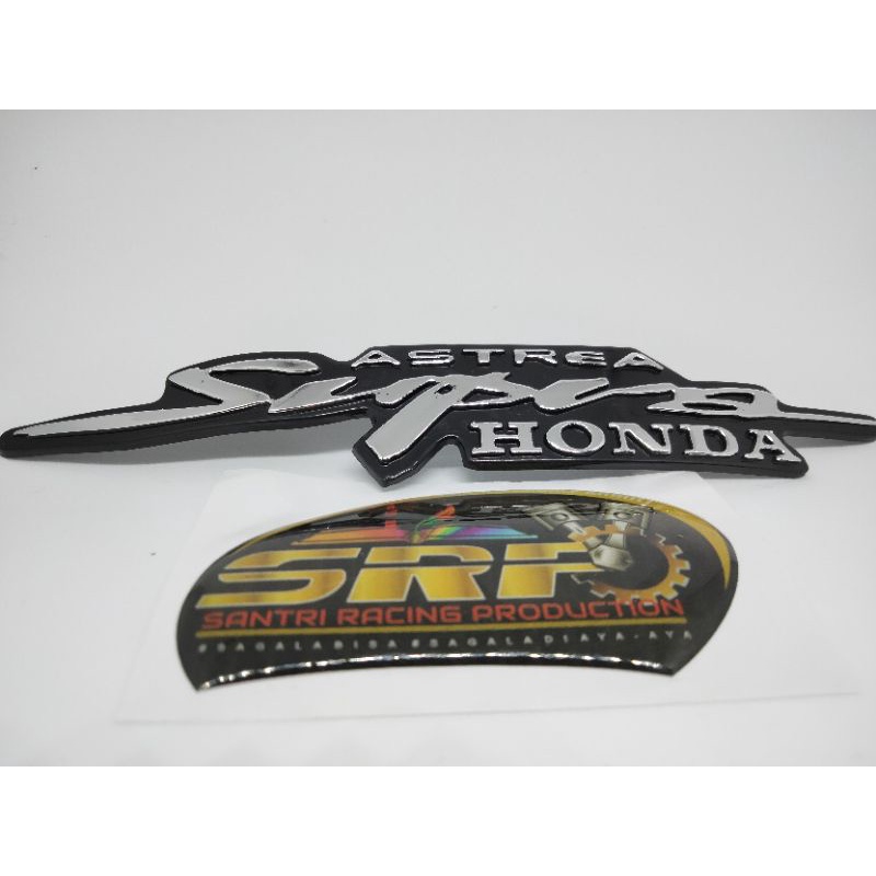 EMBLEM DASI DADA HONDA SUPRA X 100