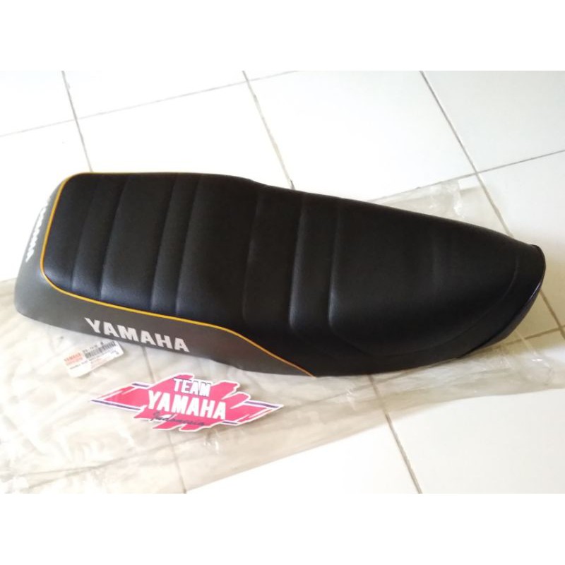 jok sadel Assy lis list kuning Yamaha Alfa biru 1991 1992 91 92 ori original asli ygp