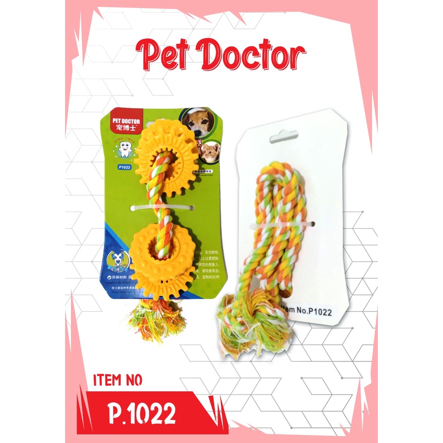 PET DOCTOR DIY PET TOY Rings For Dog Cat Mainan GIGITAN  Anjing Kucing-P1022