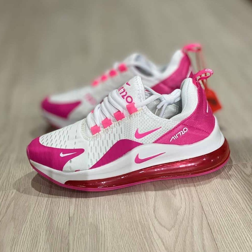 white and pink 270 nike