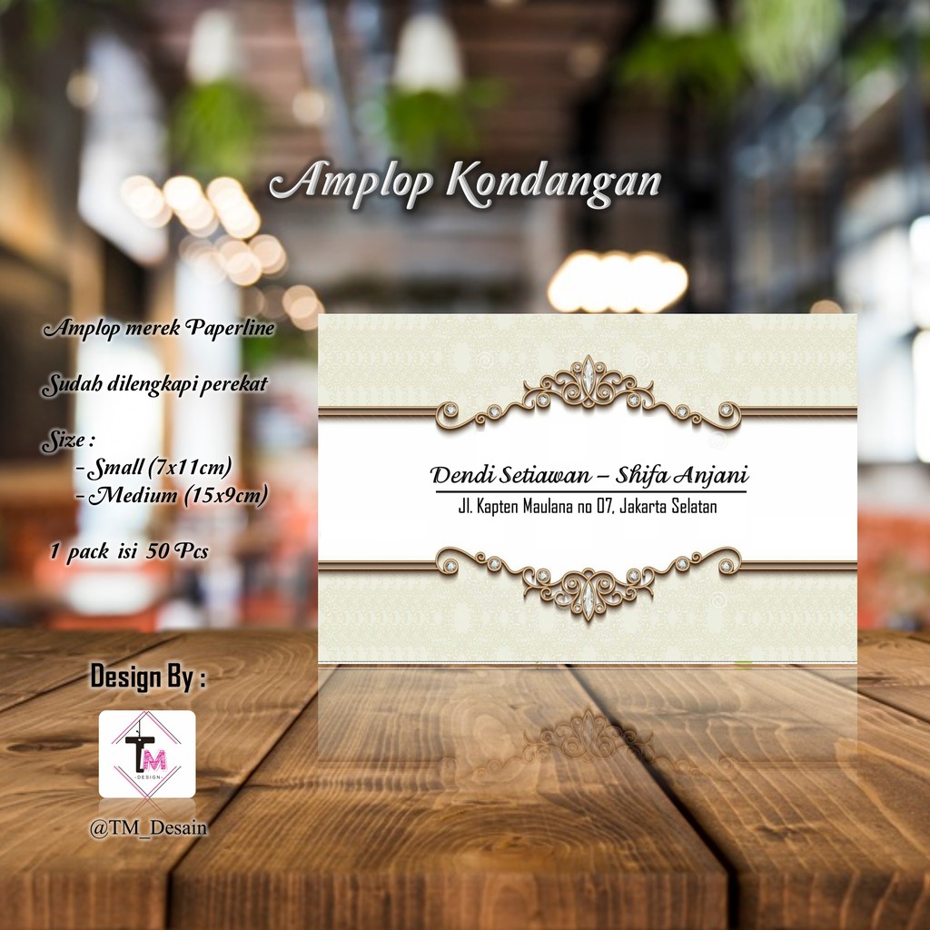 

isi 50 pcs Kode B51 - Amplop Kondangan / Amplop Desain / Amplop Nama