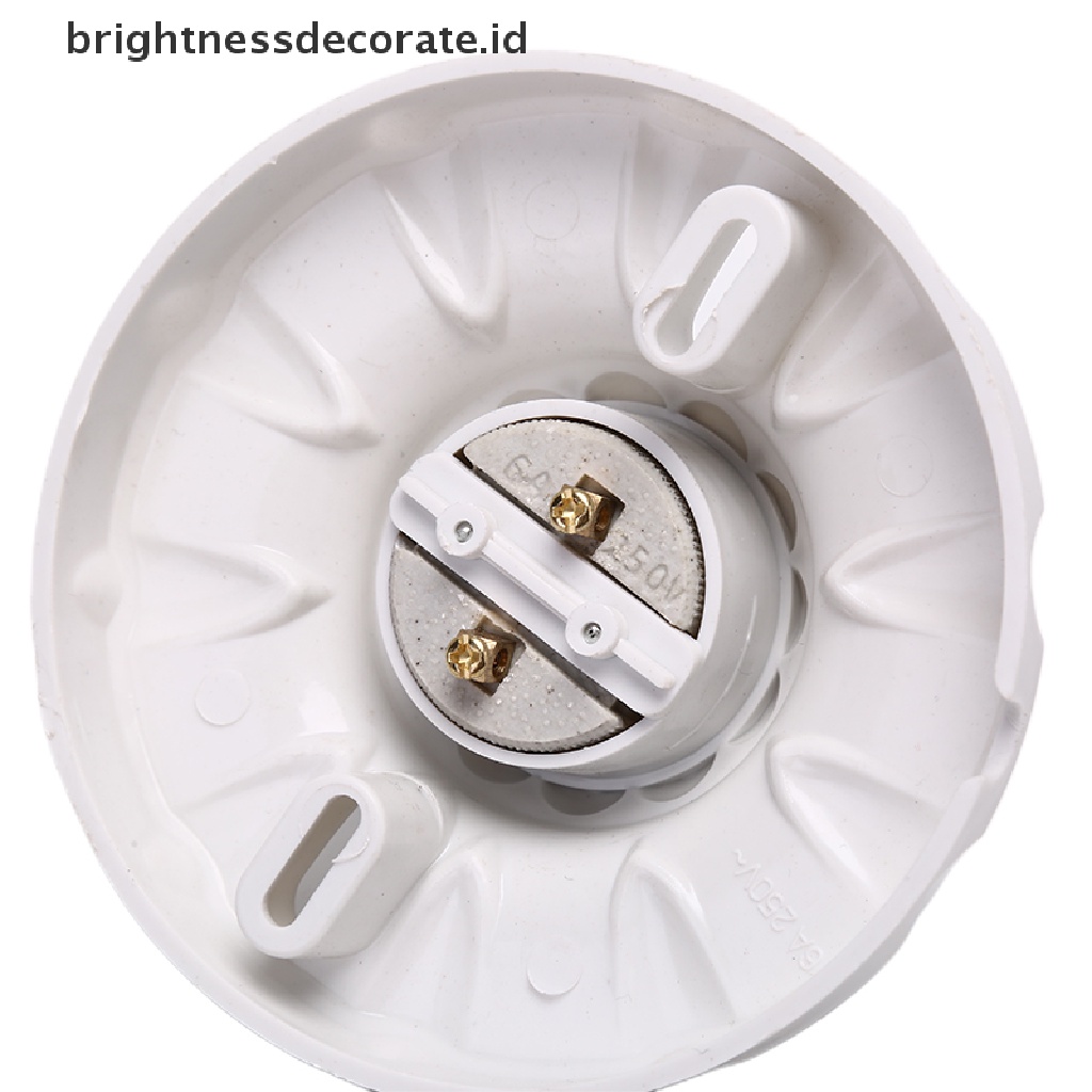 (Birth) Fitting Lampu Bohlam Led E27 Bentuk Bulat Bahan Keramik (Id)