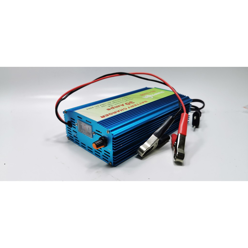 Charger Battery 30A otomatis SUNPRO SU-1230B / cas aki 12V mobil motor