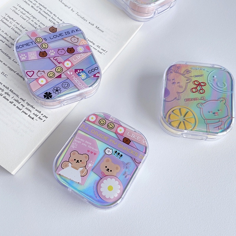 TEMPAT SOFTLENS KAIDA SUPERCUTE JENNIE YITZY SOFTLENS CASE TRAVEL KIT / SOFTLENS BOX/ KOTAK TEMPAT SOFTLENS MINI CUTE