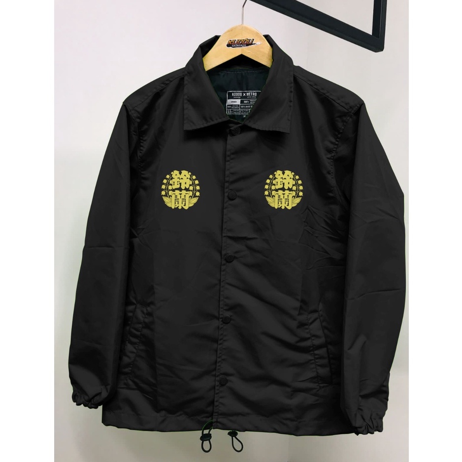 Jaket coach Suzuran High School Logo Gold Premium Unisex Waterproof