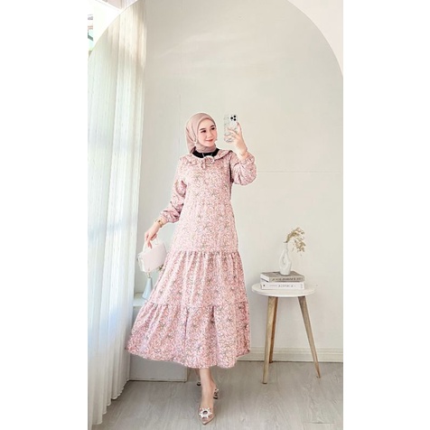 HOME DRESS BAJU GAMIS BUNGA