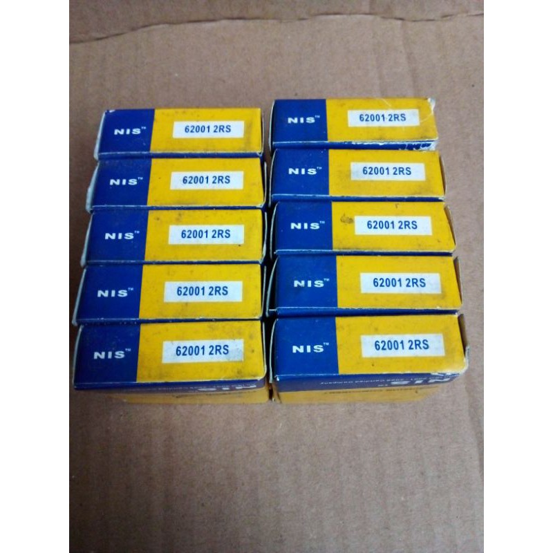 BEARING NIS 62001 2RS ( TUTUP KARET )