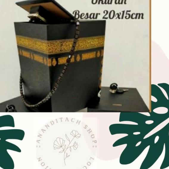 ✽ Celengan kabah / Celengan miniatur kabah pakai kunci ➩