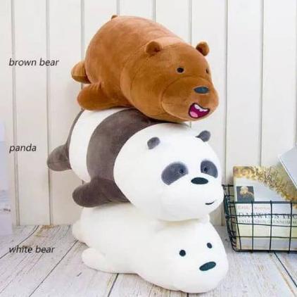 Boneka we bare bear miniso bolster