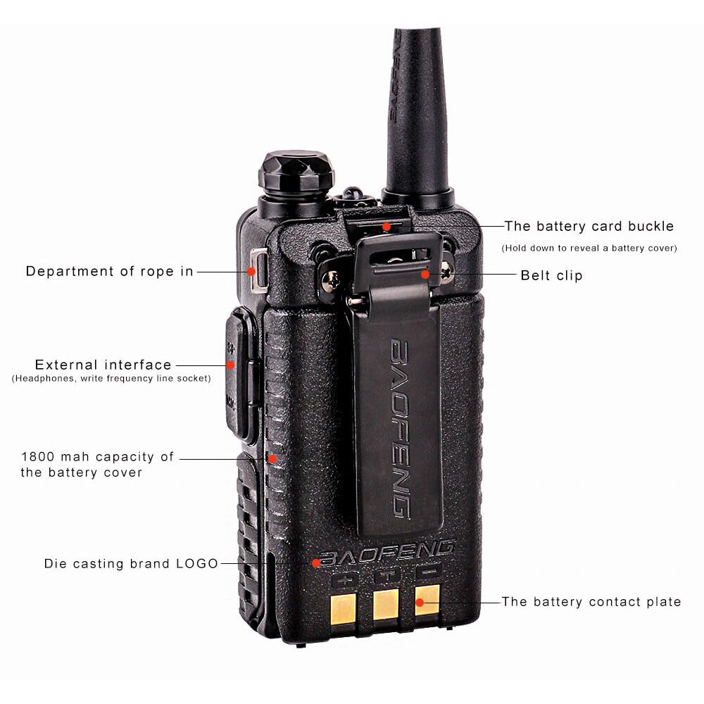 BAOFENG UV-5R Dual Band Walkie Talkie