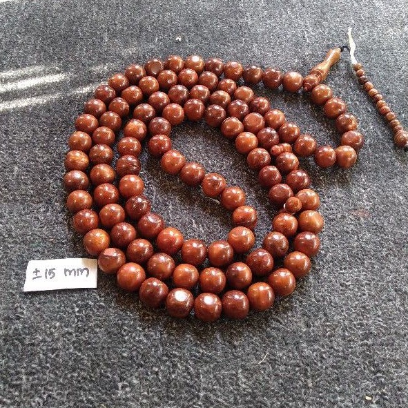 tasbih kokka bulat ± 15 mm ( 15mm ) (jumbo) 99butir