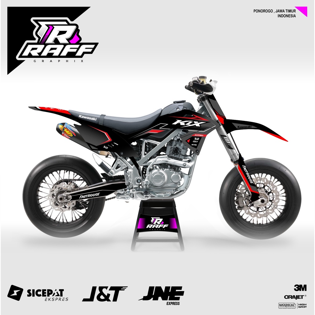 Decal Sticker Motor Cross KLX 150 BF Fullbody-Dekal Stiker KLX BF / G / DESAIN TERBARU