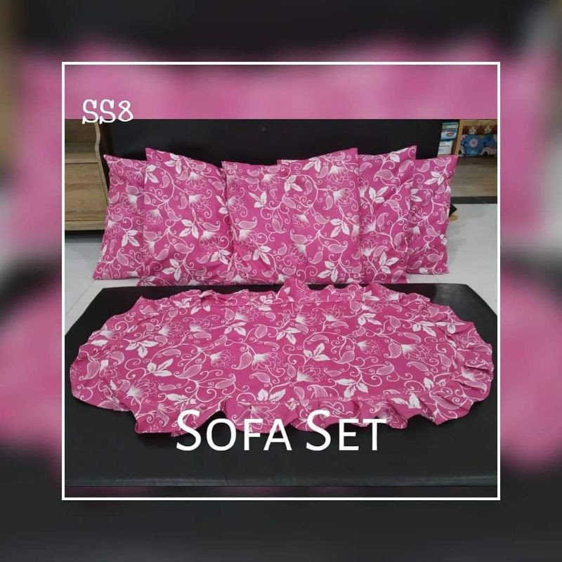 Sarung bantal tamu sofa set termurah