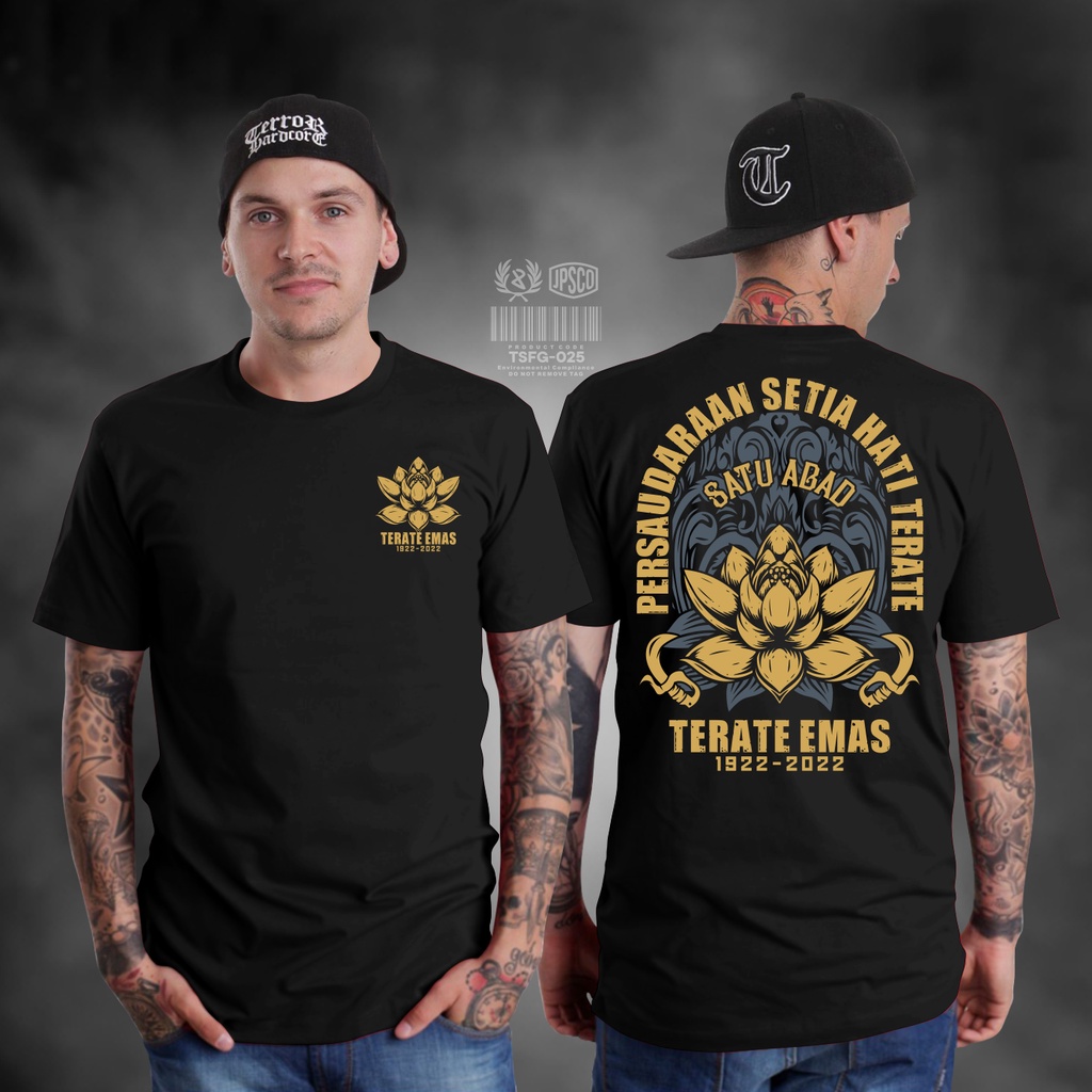 Baju Atasan Kaos Distro Pria Lengan Pendek Terbaru Keren 2022 PSHT Setia Hati Since 1922