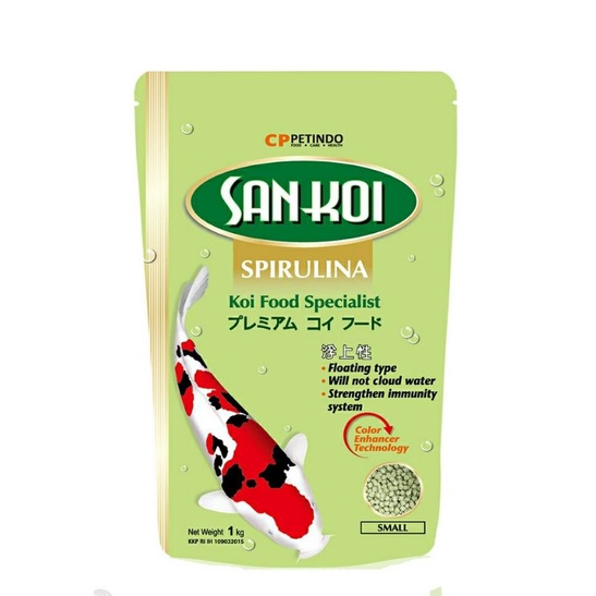 SAN KOI Spirulina pakan koi 1 kg