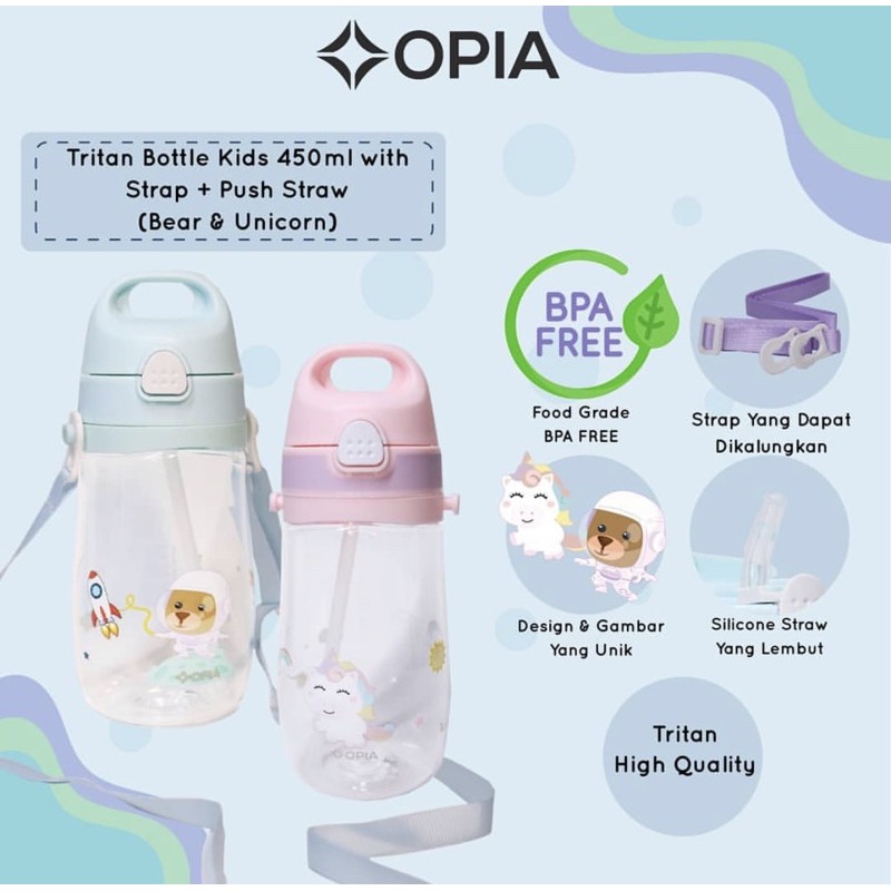 opia tritan bottle kids 450ml