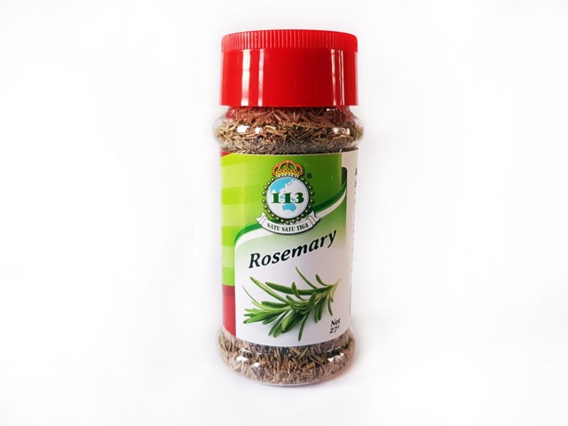 113 &quot;satu satu tiga&quot; rosemary/ bumbu masak/ rempah rosmary 27g