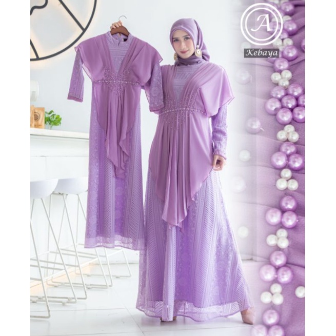 Set Couple Gamis Ibu & Anak / Gamis Terbaru / Gamis Pesta / Gamis Modern