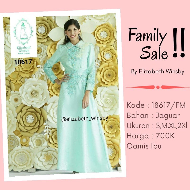 [SALE FAMILY] ELIZABETH WINSBY FAMILY EDITION GAMIS PESTA