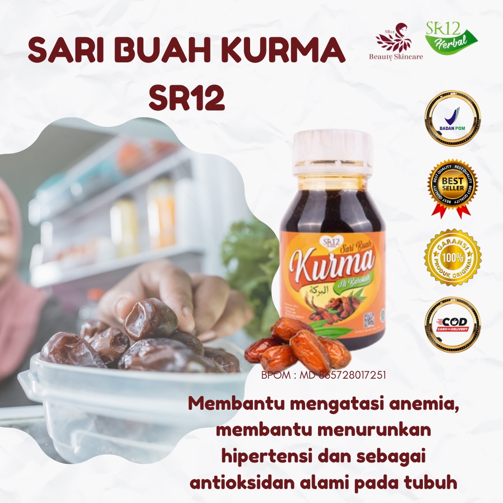 

Sari Kurma Murni SR12 dan Asli Tanpa Pemanis Buatan Untuk Meningkatkan Daya Tahan Tubuh BPOM Termurah