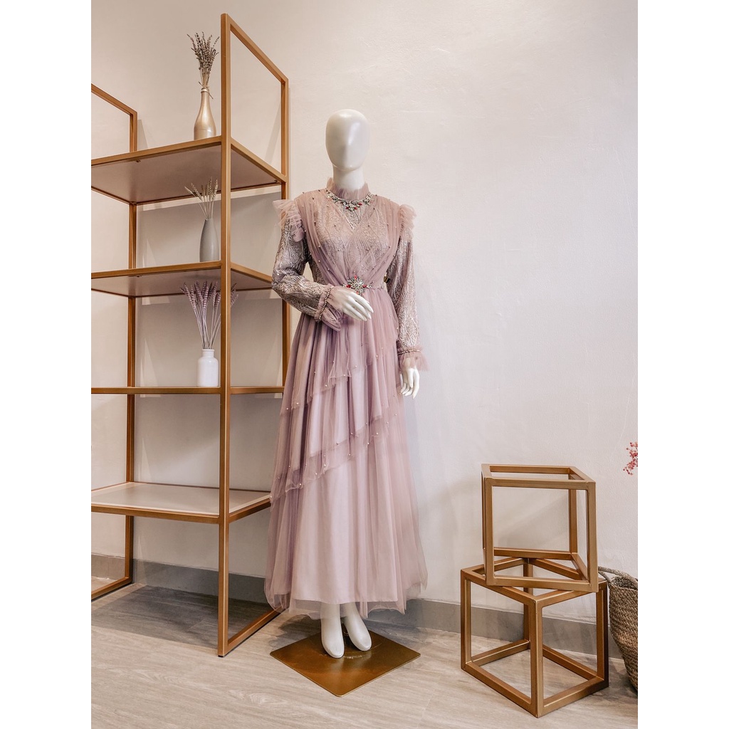 (COD)GAUN ARSY / GAUN PESTA MEWAH / LIMITED EDITION / ORIGINAL PRODUK