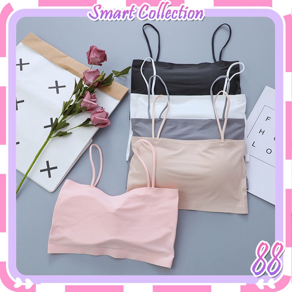 SC BR734 BH Bra Wanita Model Seamless Bahan Ice Silk BH Fashion Korea Sexy Cantik Import