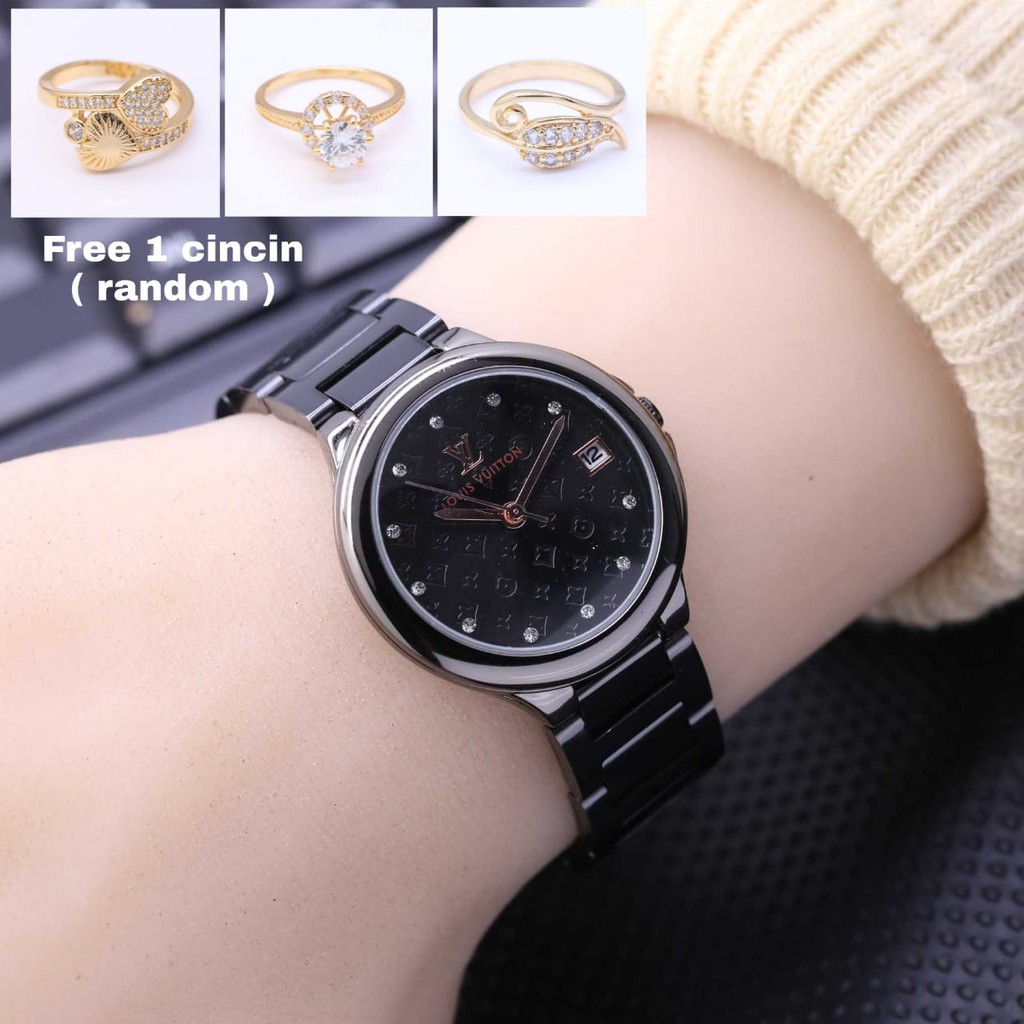 Jam Tangan Wanita LV Paket SEMI SUPER