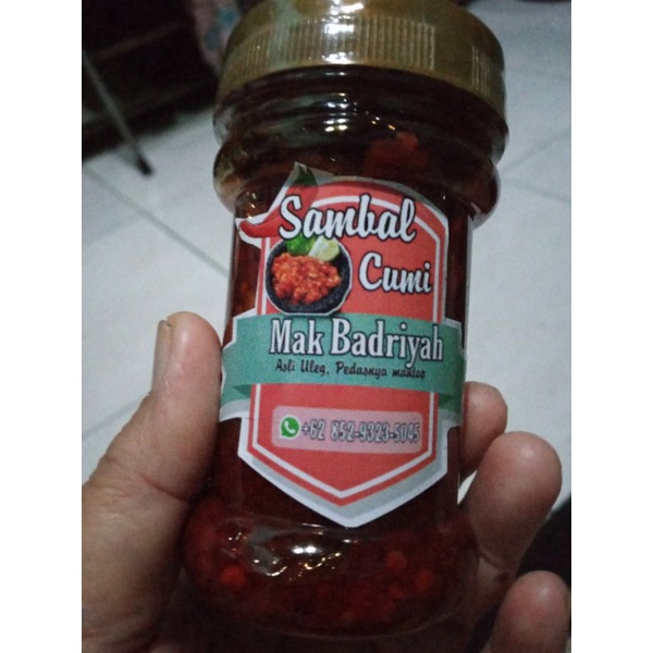 

sambal cumi trasi mak bad