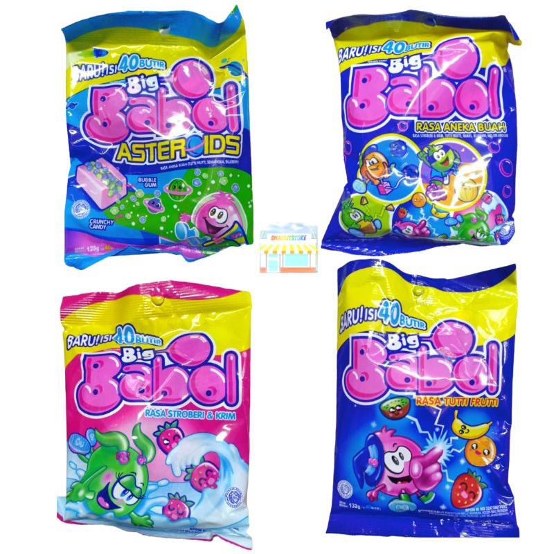 

Permen Big Babol Netto 140gr Isi 40butir