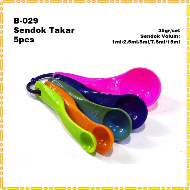 B-029 Sendok Takar 5in1