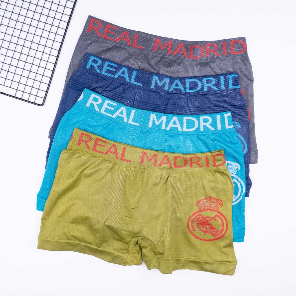 IL - BOXER PRIA PREMIUM | CELANA DALAM PENDEK PREMIUM | CELANA REAL MADRID | CELANA MEN RAJUT | BAHAN RAJUT MEN