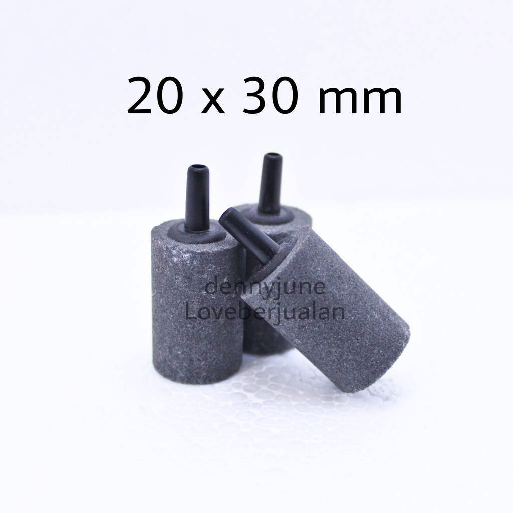 (10 pcs) Batu Mini Airstone panjang 3 cm  BATU AERATOR GELEMBUNG UDARA AQUARIUM