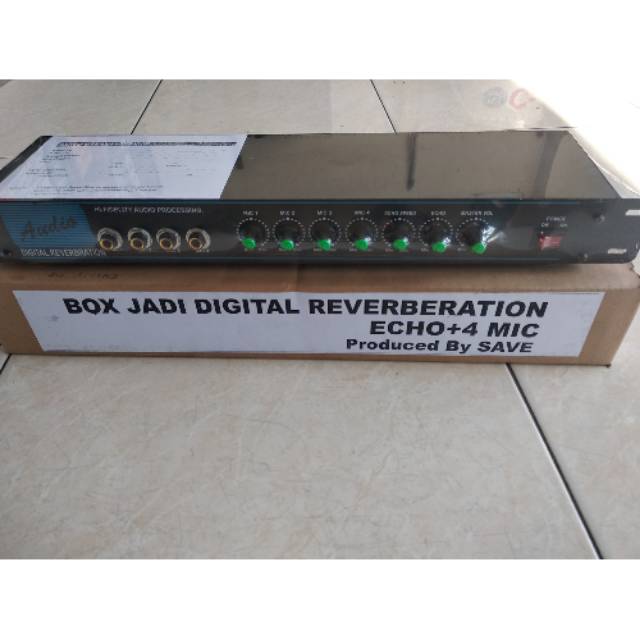 DIGITAL REVERBERATION ECHO + 4 MIC