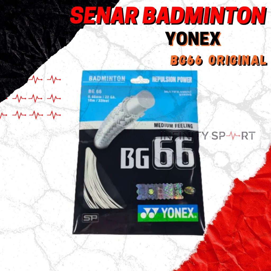 Senar Raket Badminton Yonex BG 66 ORIGINAL