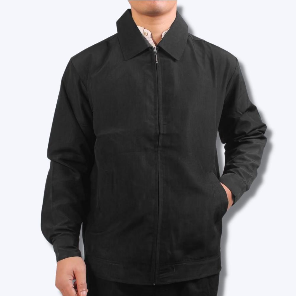 Jaket Semi Formal Model Jas Jasket Komunitas Hitam Berkerah Polos Jaket Kantor Casual Seminar Jacket