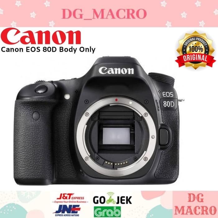 CANON EOS 80D BODY ONLY - ORIGINAL / GARANSI RESMI 