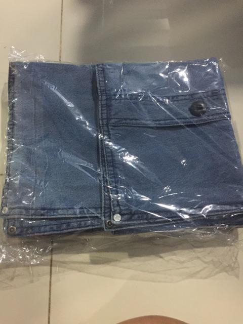 Sarung Bantal Kursi Sofa Denim Lazy Sunday