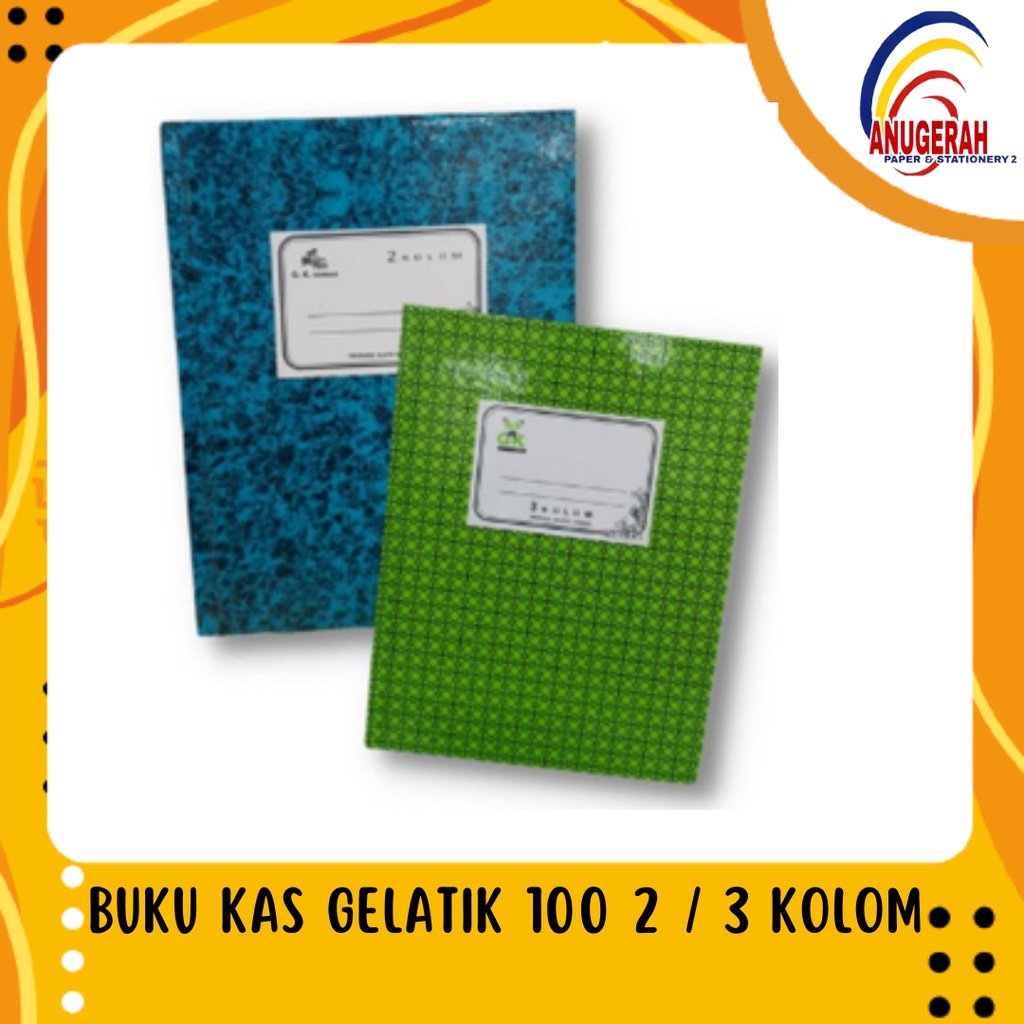 

BUKU KAS GELATIK QUARTO 100 2 / 3 KOLOM (PCS)