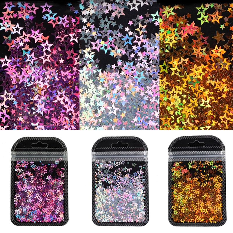 SIY  3 Packs Alphabet Letters Sequins Resin Mold Fillings DIY Art Crafts Jewelry Filler Nail Holographic Glitter Flakes Decoration