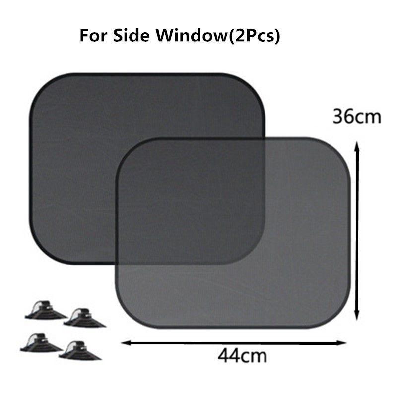 2pc Kerai Mobil Car Shading Block Peredam Panas Sun Block Car Side Window Net UV Protection