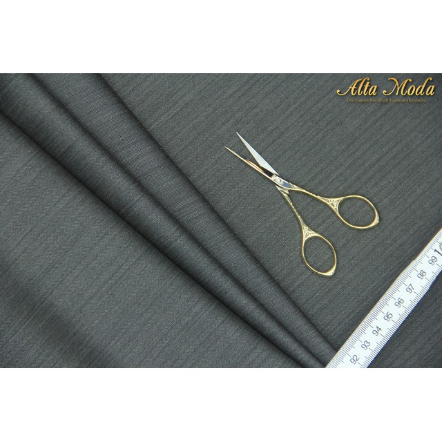 

Alta Moda Fancy Wool G.F Heringbone Design Platinum Grey (1M)