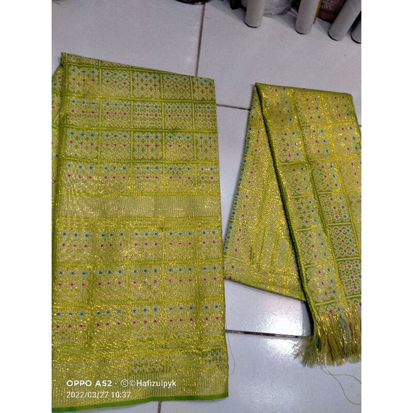 SONGKET MESIN (SONGKET THAILAND) SLENDANG+SARUNG