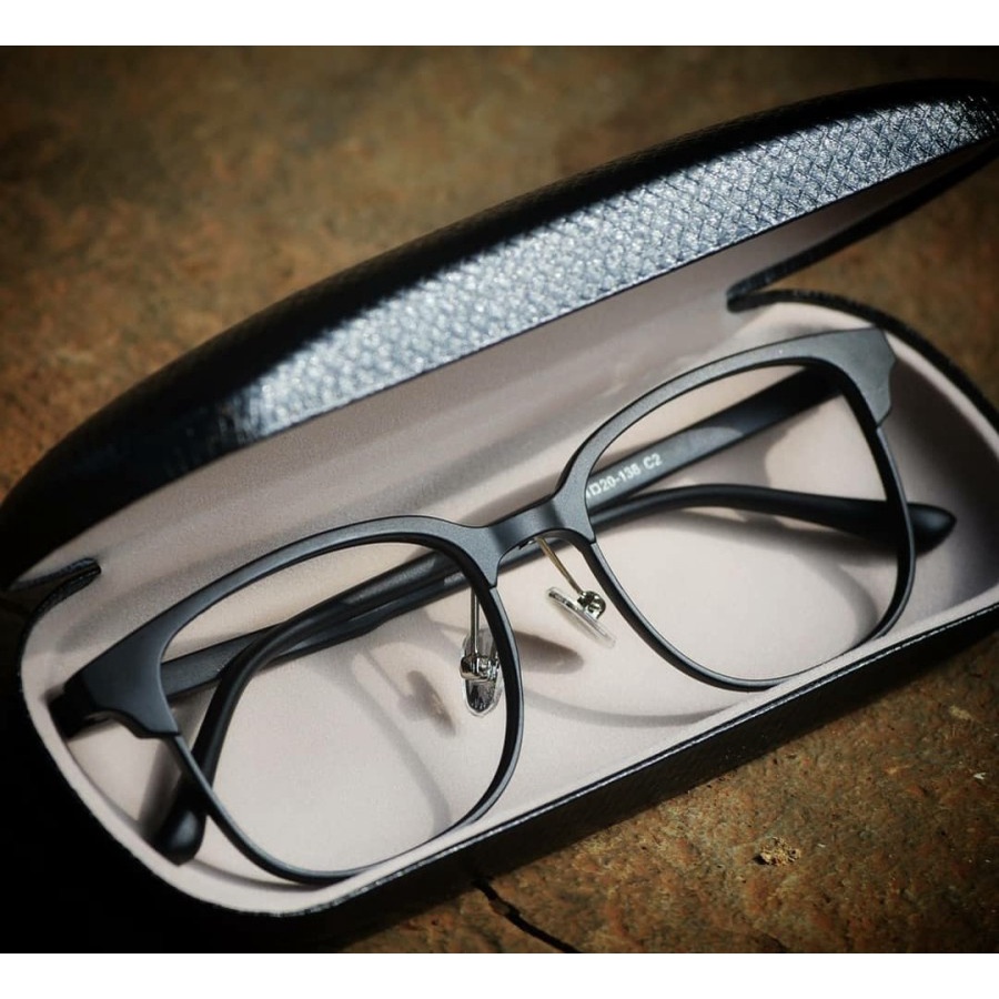 Kacamata Komputer Anti Radiasi Retro Wanita Pria Fashion Besi Frame Kaca mata Lentur Optik