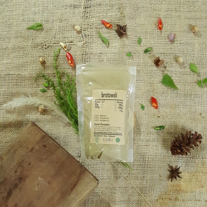 

BROTOWALI BUBUK 100 GR / Tinospora cordifolia / MURNI / JSR / REMPAH