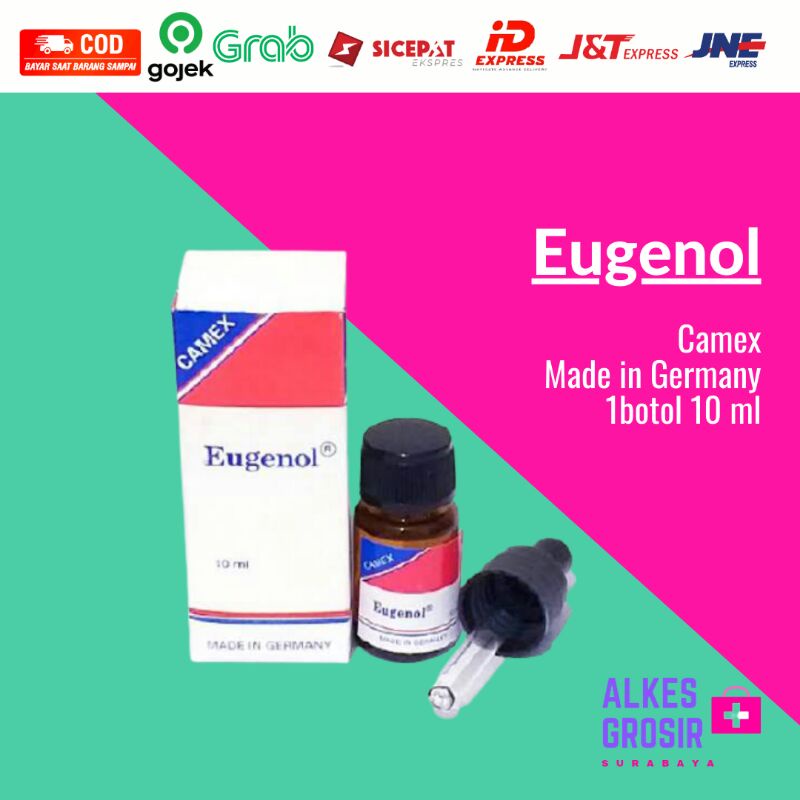 Jual Eugenol 10ml CAMEX GERMANY ORIGINAL Minyak Cengkeh Dental Gigi ...