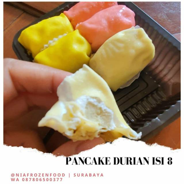 

PANCAKE DURIAN ISI 8