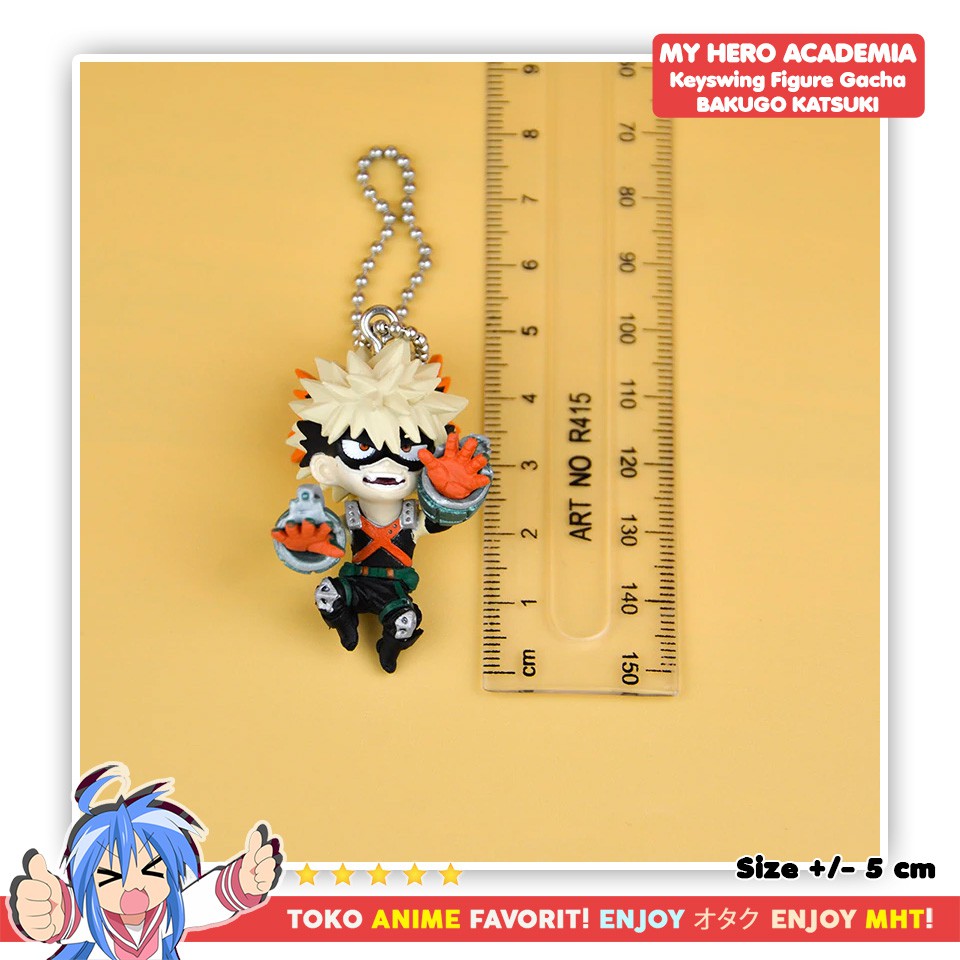 Gantungan Kunci Figure Anime Boku no Hero Academia Gachapon Gashapon