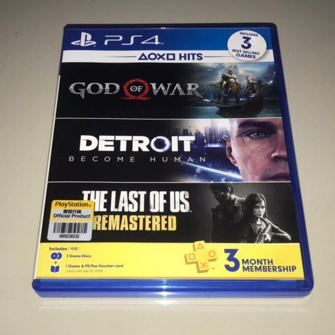 [PS4] God of War GOW and Detroit Become Human Bundle Game (Region 3 / English) BD Kaset PS 4 CD Game